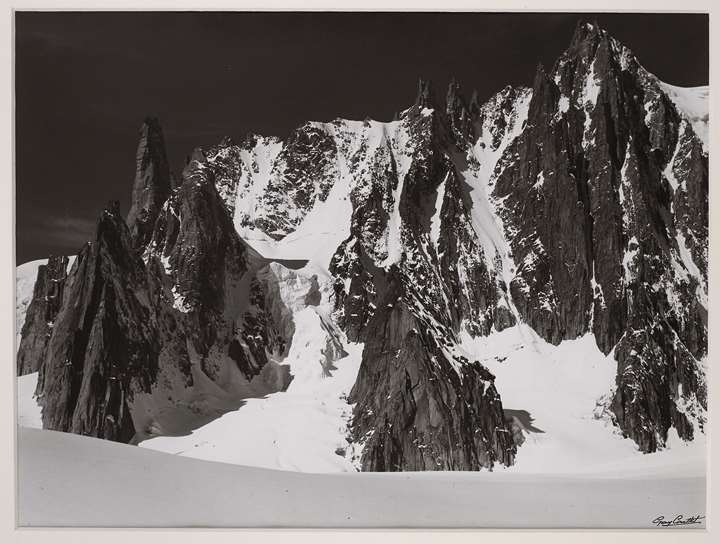 The Grand Capucin and Mont Blanc du Tacul